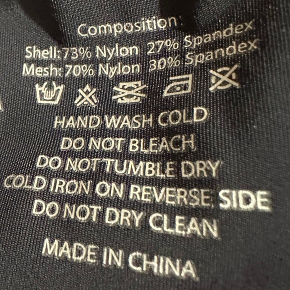 Zyia Leggings Ribbed Burnt Orange size 8-10 - Picture 6 of 13